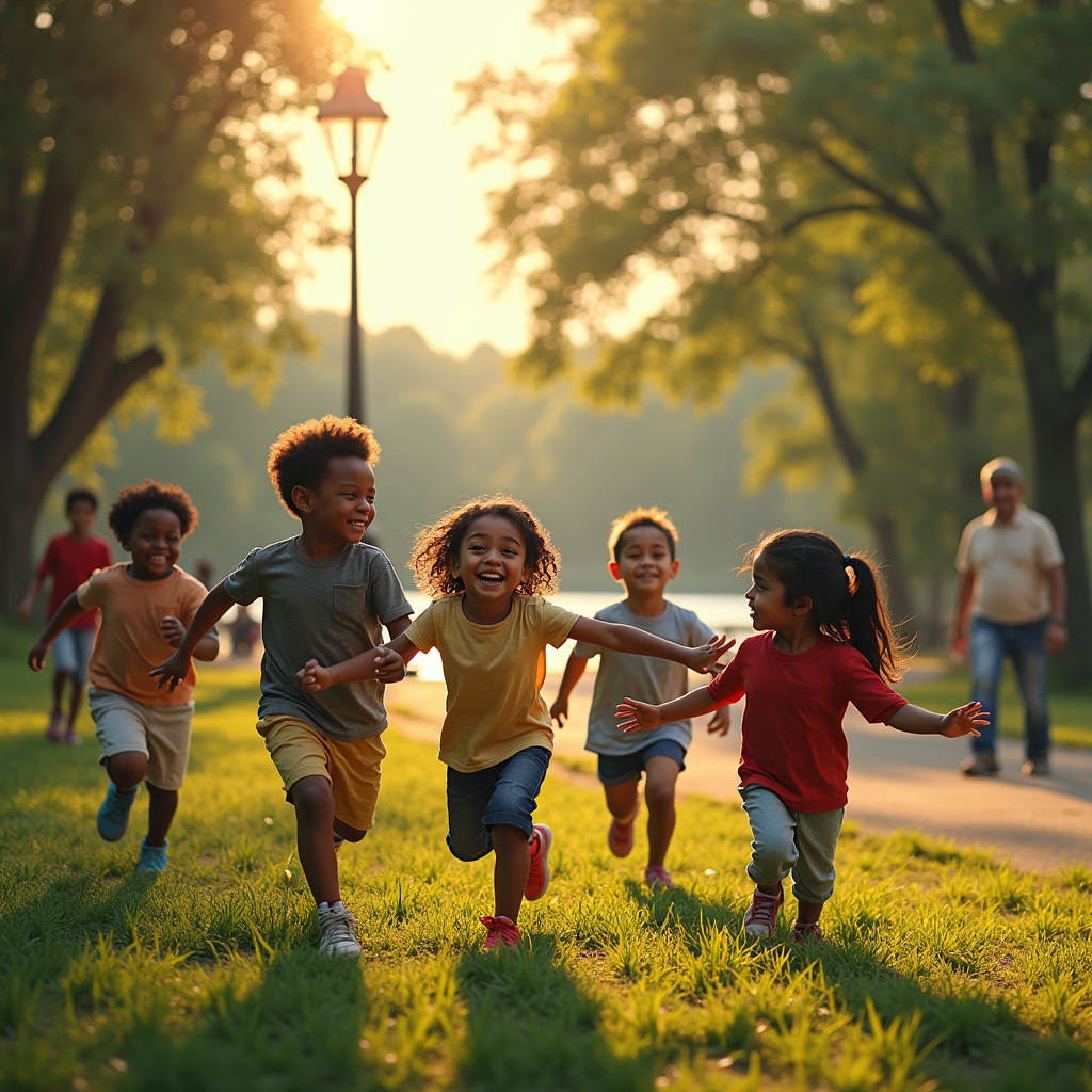 Screen Time Slows When Kids Run