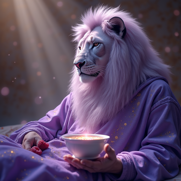 Leo | Roar Less, Sparkle More: A Lion's Gentle Pause